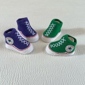 Converse Green and Blue Baby Walker Shoes Soft and Sporty​